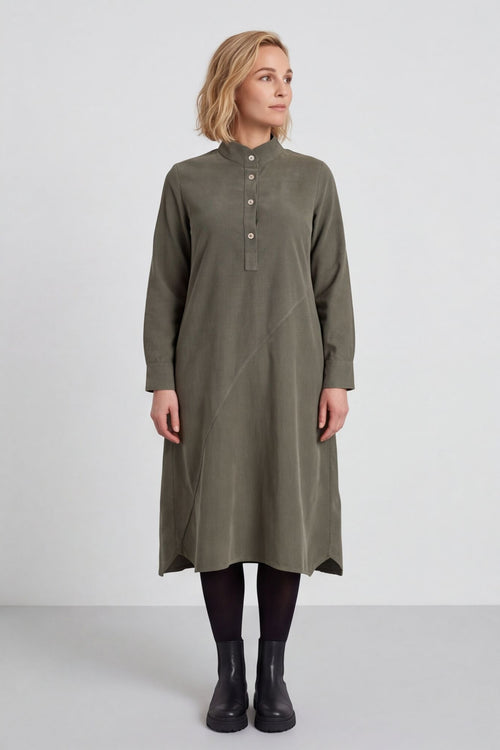 Ruby Needlecord Button Dress – image 3 of 4