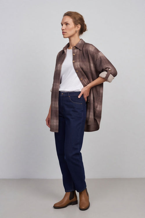Calla Print Over Shirt – image 3 of 6