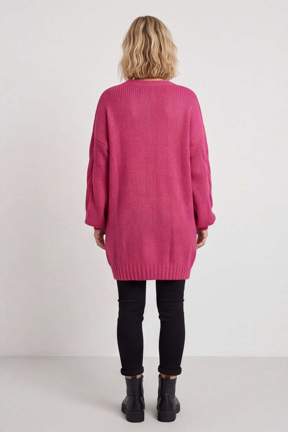 Layne Knitted Jumper Fuchsia – image 3 of 6