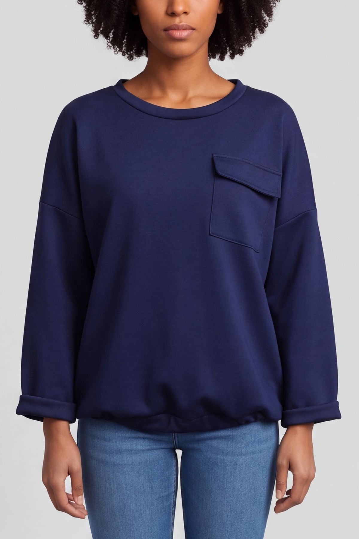 Tania Pocket Top Navy – image 3 of 6