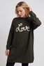 Love Knitted Jumper Dress Khaki – image 2 of 5