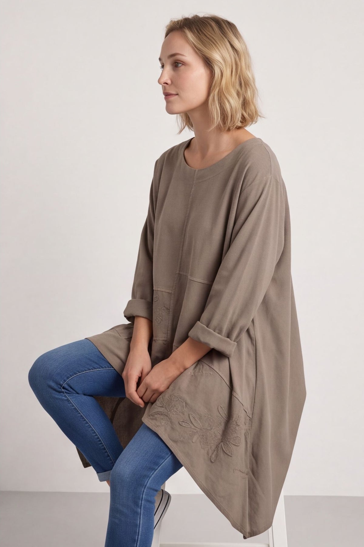 Berenice Cotton Top Mocha