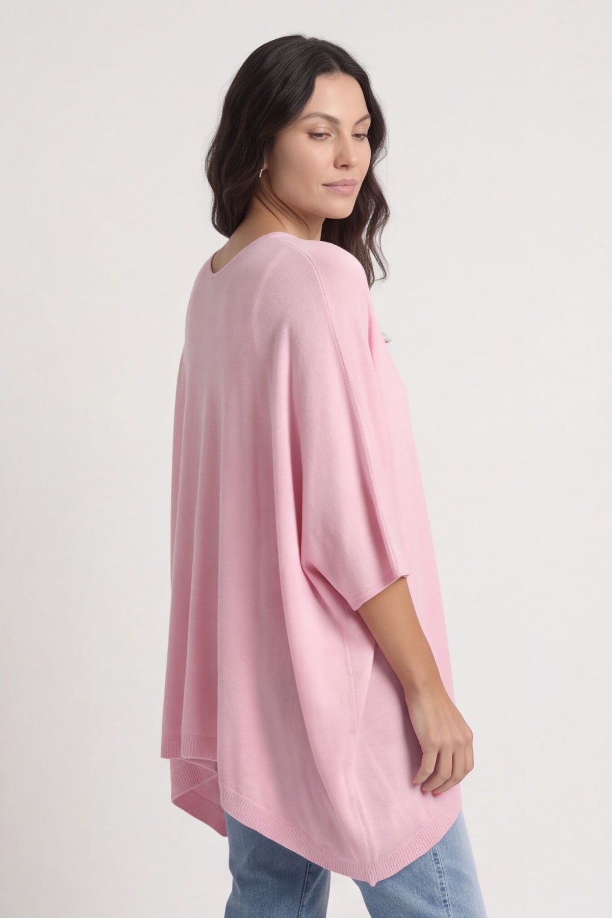 Katya V-Neck Top Pink – image 3 of 4