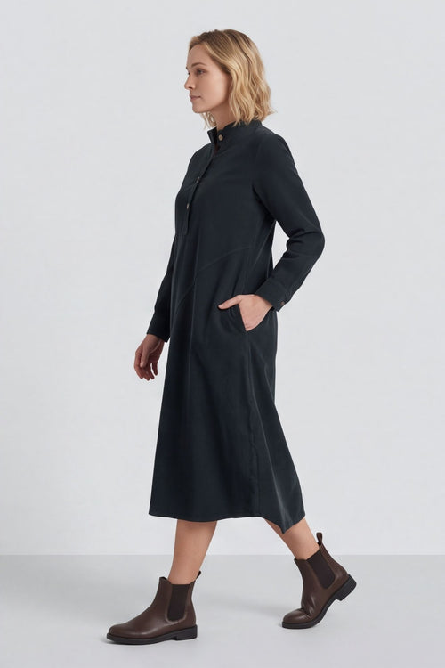 Ruby Needlecord Button Dress – image 3 of 5