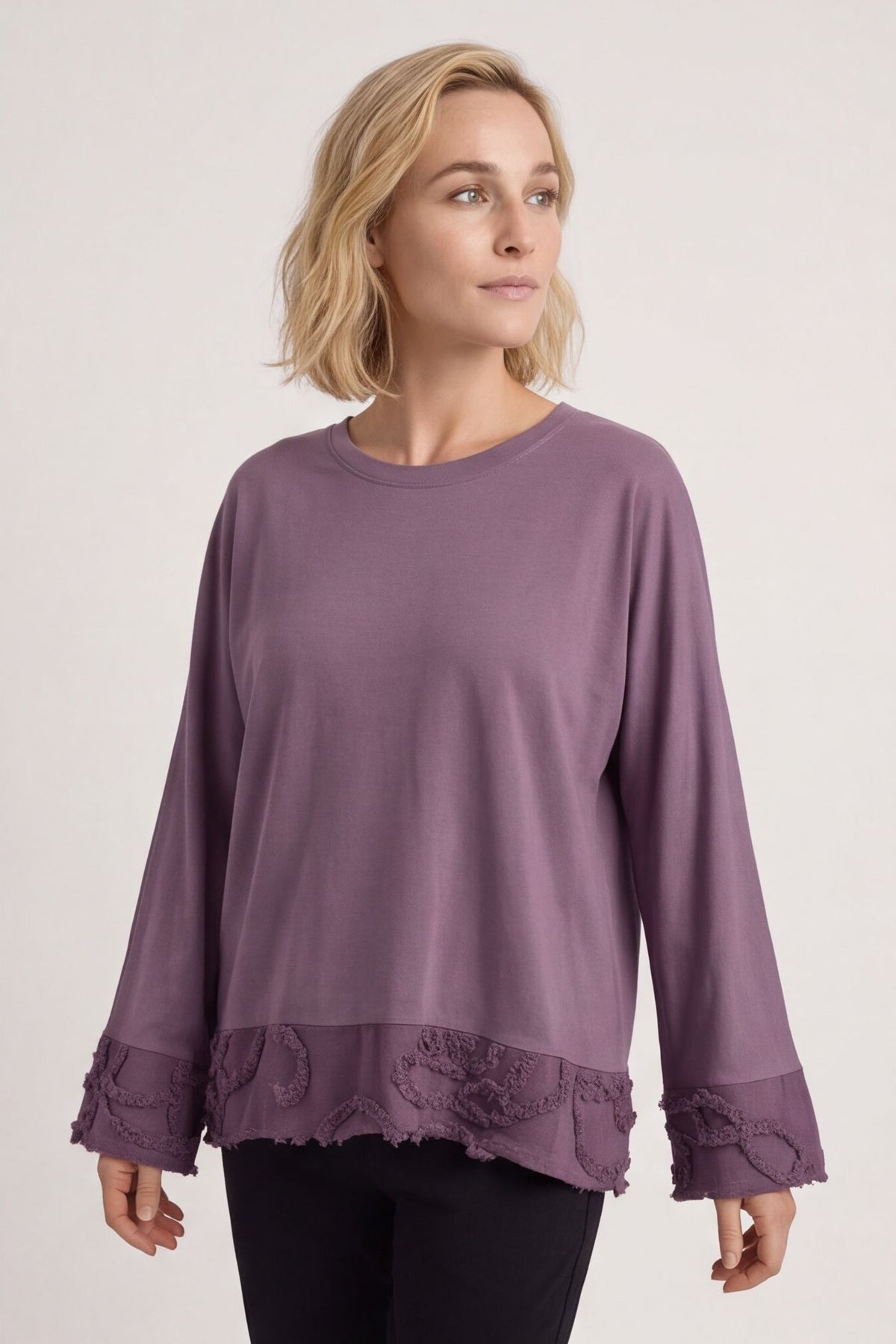 Nitara Cotton Top Purple – image 3 of 5