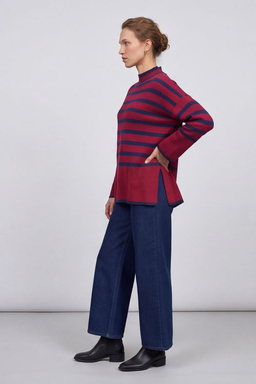 Marla Stripe Knit Top – image 3 of 6