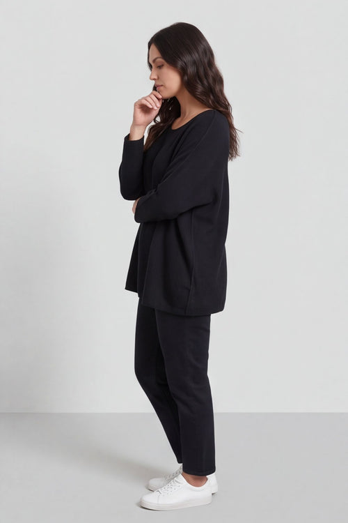 Leah Knitted Jumper Black – image 3 of 6