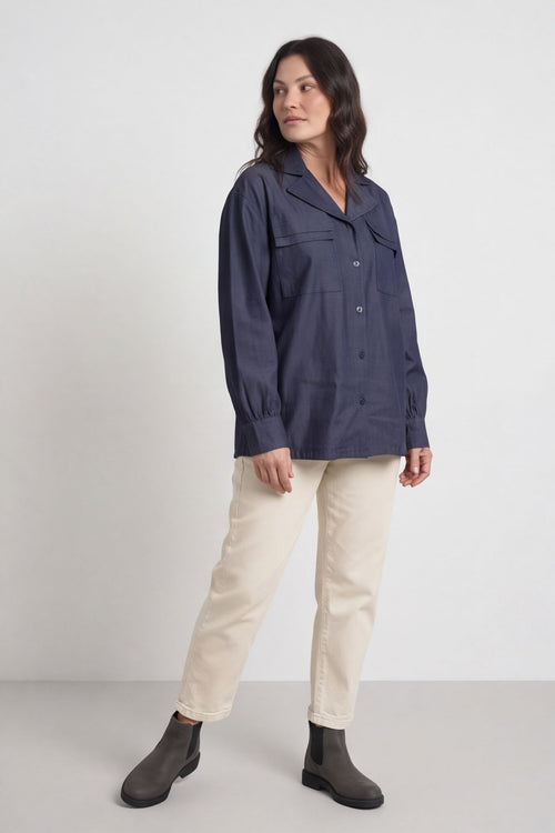 Dayna Denim Jacket Dark Denim – image 3 of 5