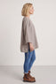 Nulvi V-Neck Linen Top Mocha – image 1 of 4