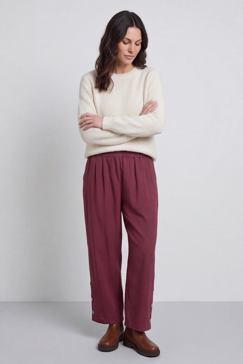 Nydia Trousers Wine – image 3 of 6