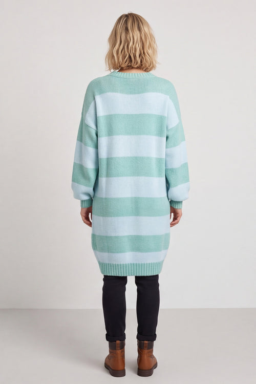 Osanna Stripe Knitted Jumper Light Blue – image 3 of 6