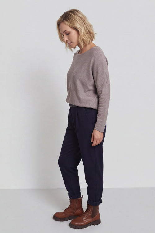 Philippa Belted Trousers Navy – image 3 of 4