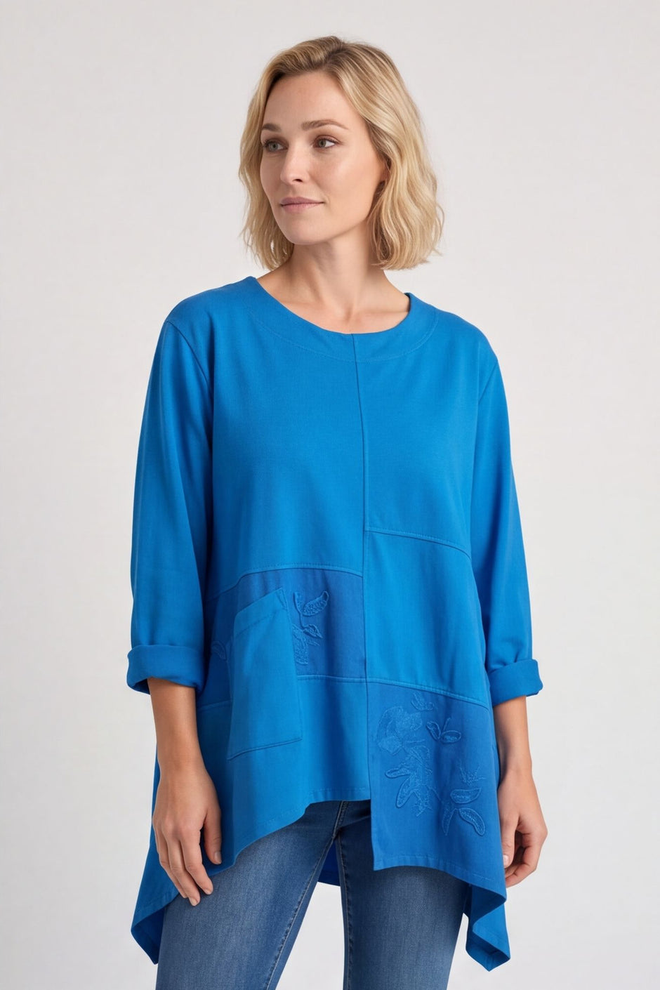 Berenice Cotton Top Cobalt – image 2 of 5