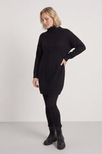 Moira Polo Knitted Jumper Black Black - Moira Polo Knitted Jumper Black – image 3 of 6