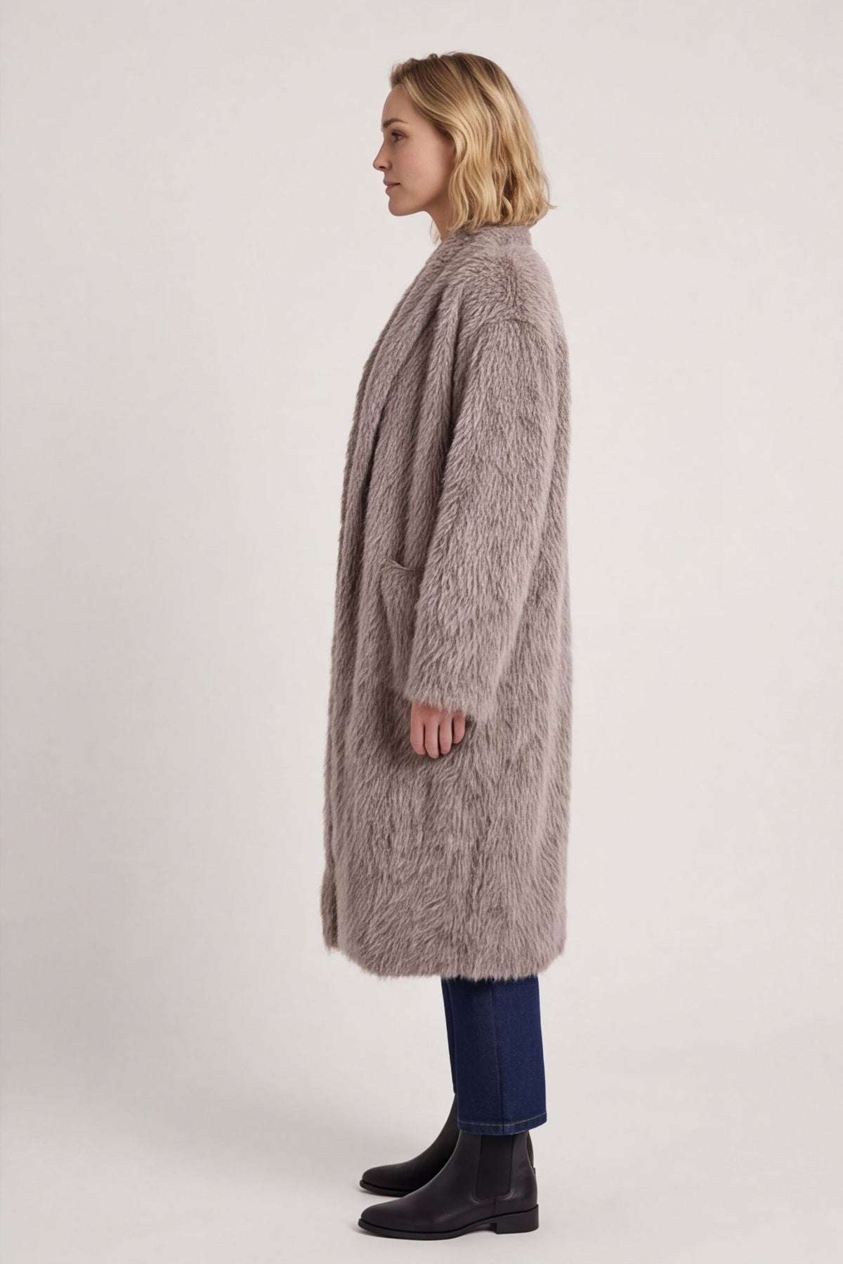 Stevie Soft Brushed Longline Jacket – image 3 of 6