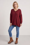 Emma Knitted Jumper Wine – image 2 of 5