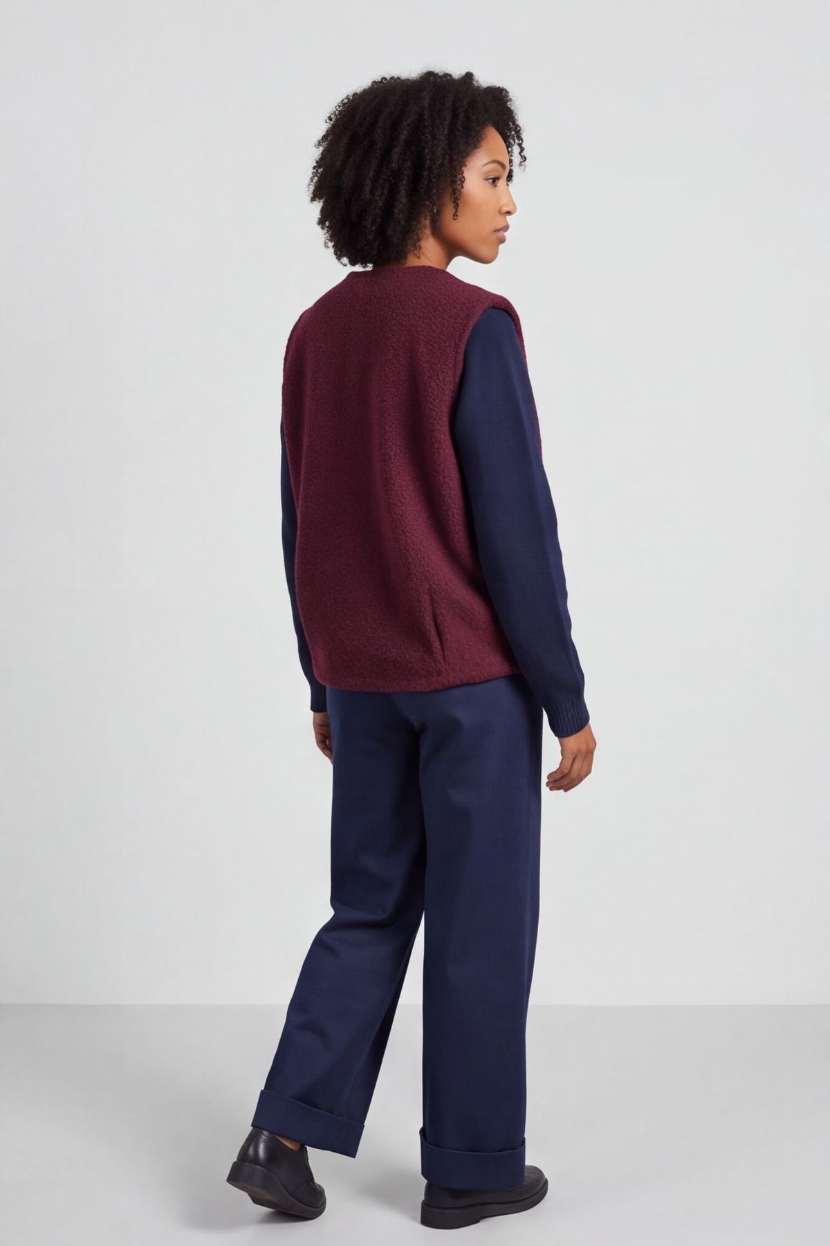 Tessa Bouclé Gilet – image 3 of 5