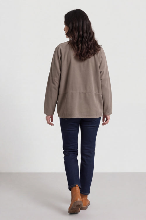Kristen Needlecord Jacket Mocha – image 3 of 6