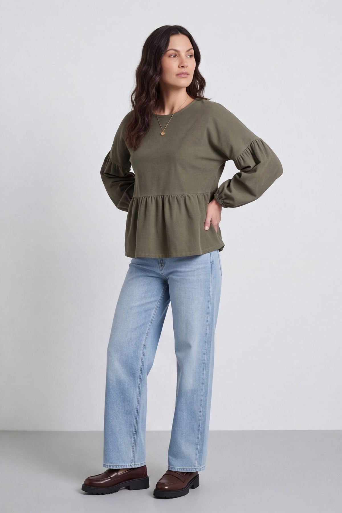 Bella Needlecord Tiered Top – image 3 of 5
