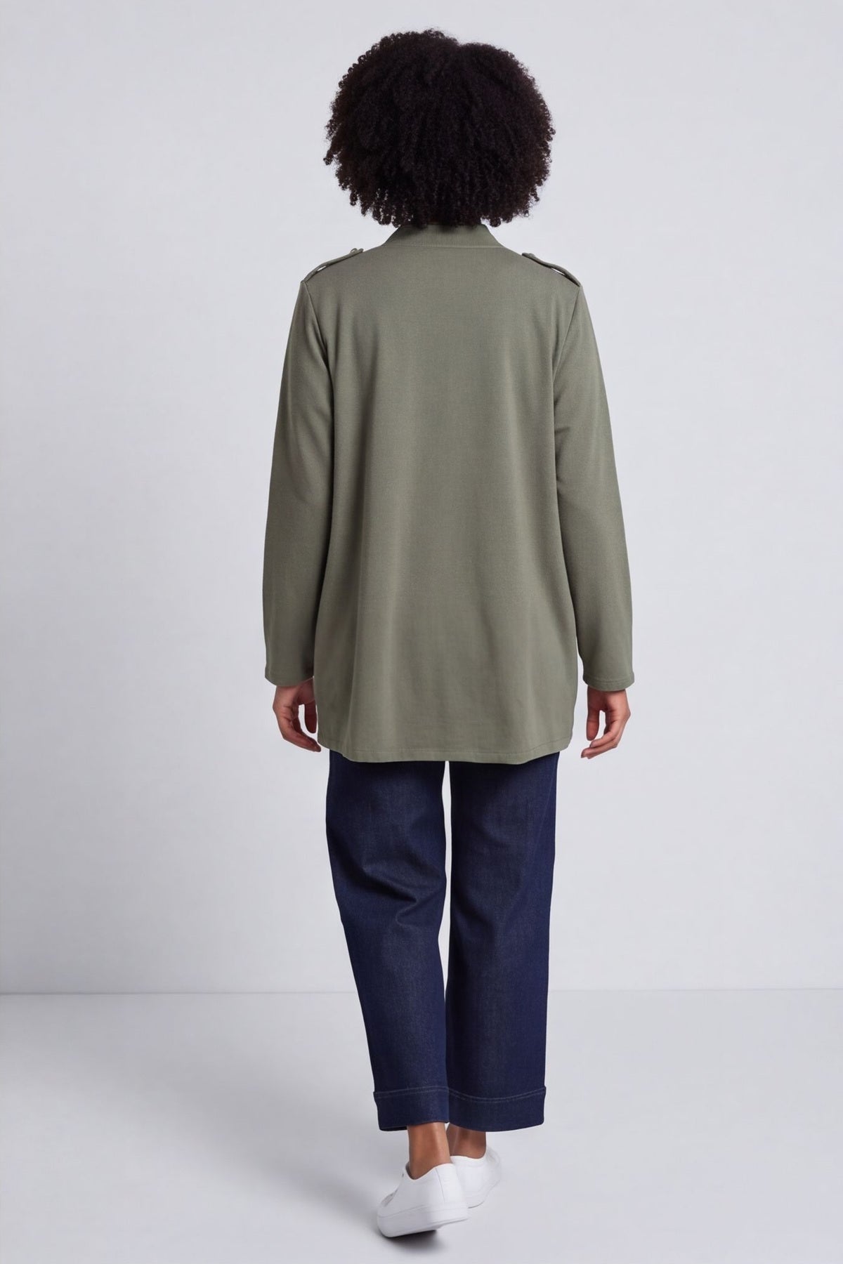 Gatwick Jersey Jacket Khaki – image 2 of 5