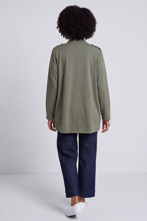 Gatwick Jersey Jacket Khaki – image 2 of 5