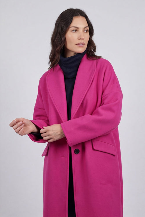 Helen Coat Fuchsia – image 2 of 5