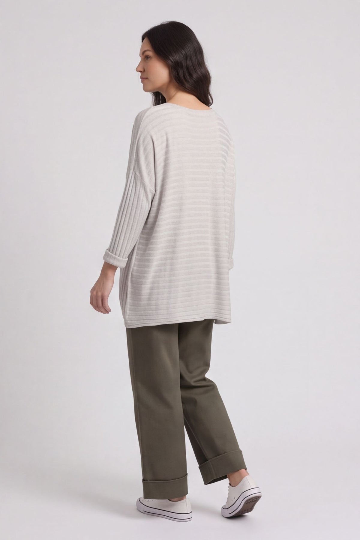 Allissa Knit Top Stone – image 3 of 5