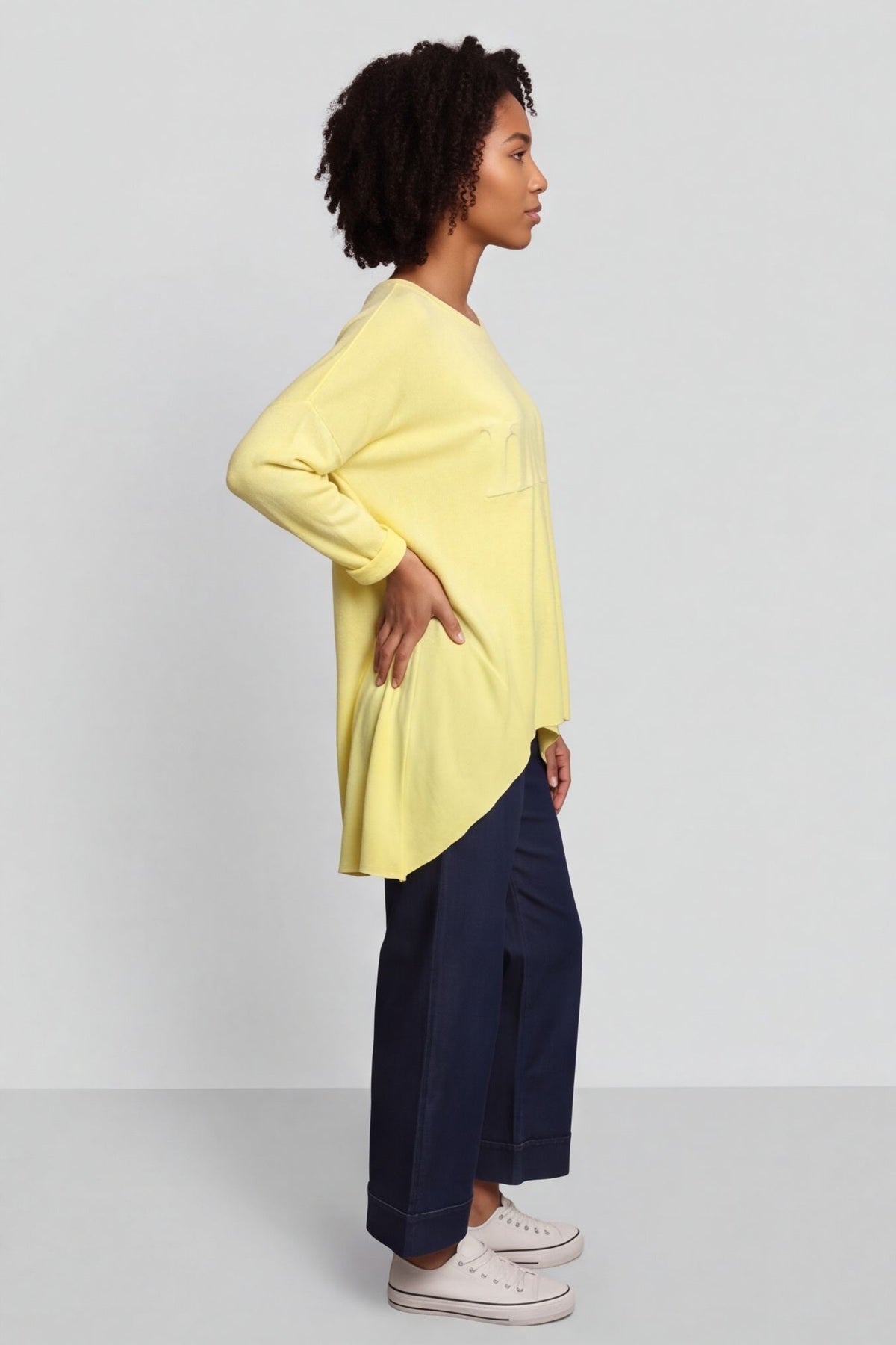 Nice Knit Top Yellow – image 3 of 4