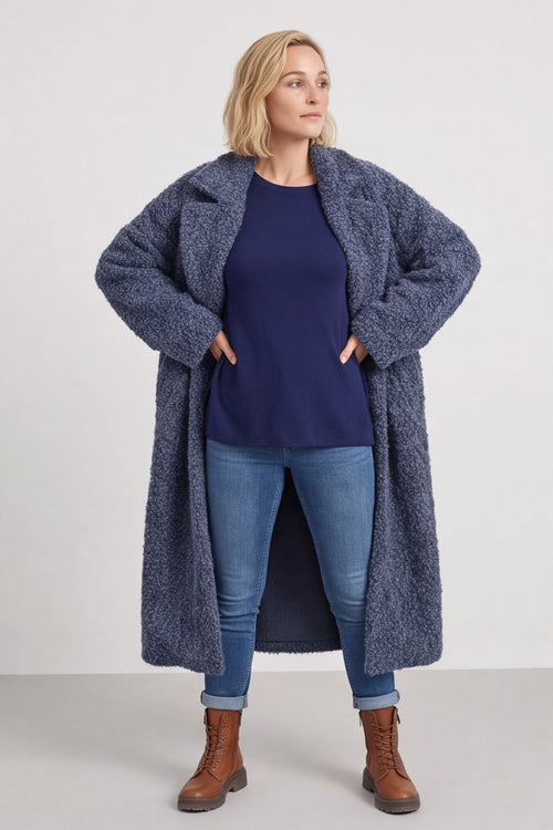 Stefania Coat Dark Blue – image 3 of 5