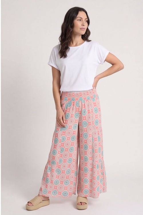 Maribel Print Trousers Pink – image 3 of 3