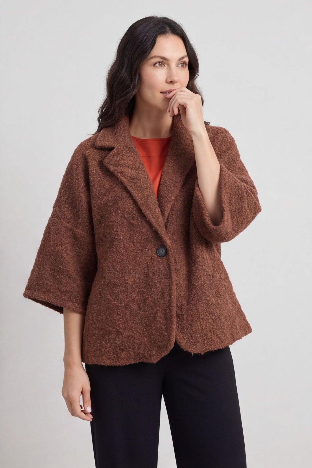 Perdita Jacket Cocoa – image 3 of 5