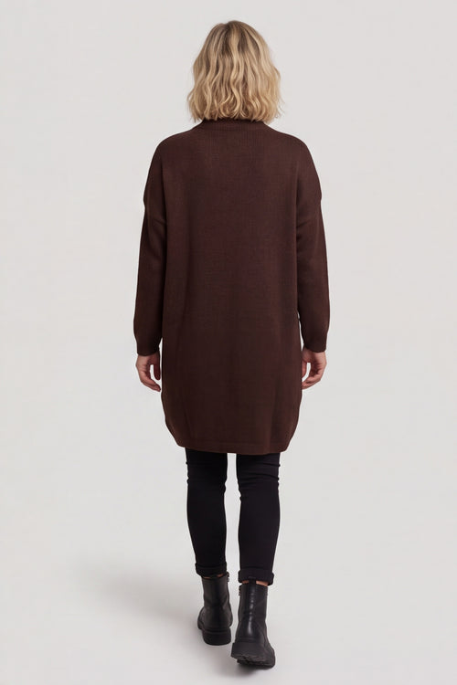 Love Knitted Jumper Dress Cocoa – image 3 of 6