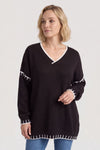 Emma Knitted Jumper Black – image 3 of 6