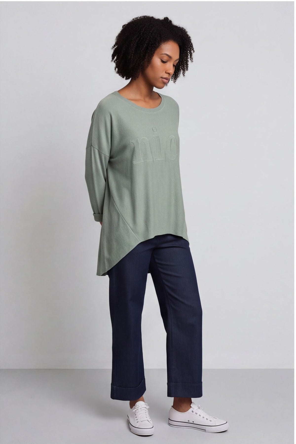 Nice Knit Top Khaki – image 3 of 6
