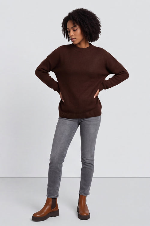 Elaine Knitted Jumper Cocoa – image 3 of 6