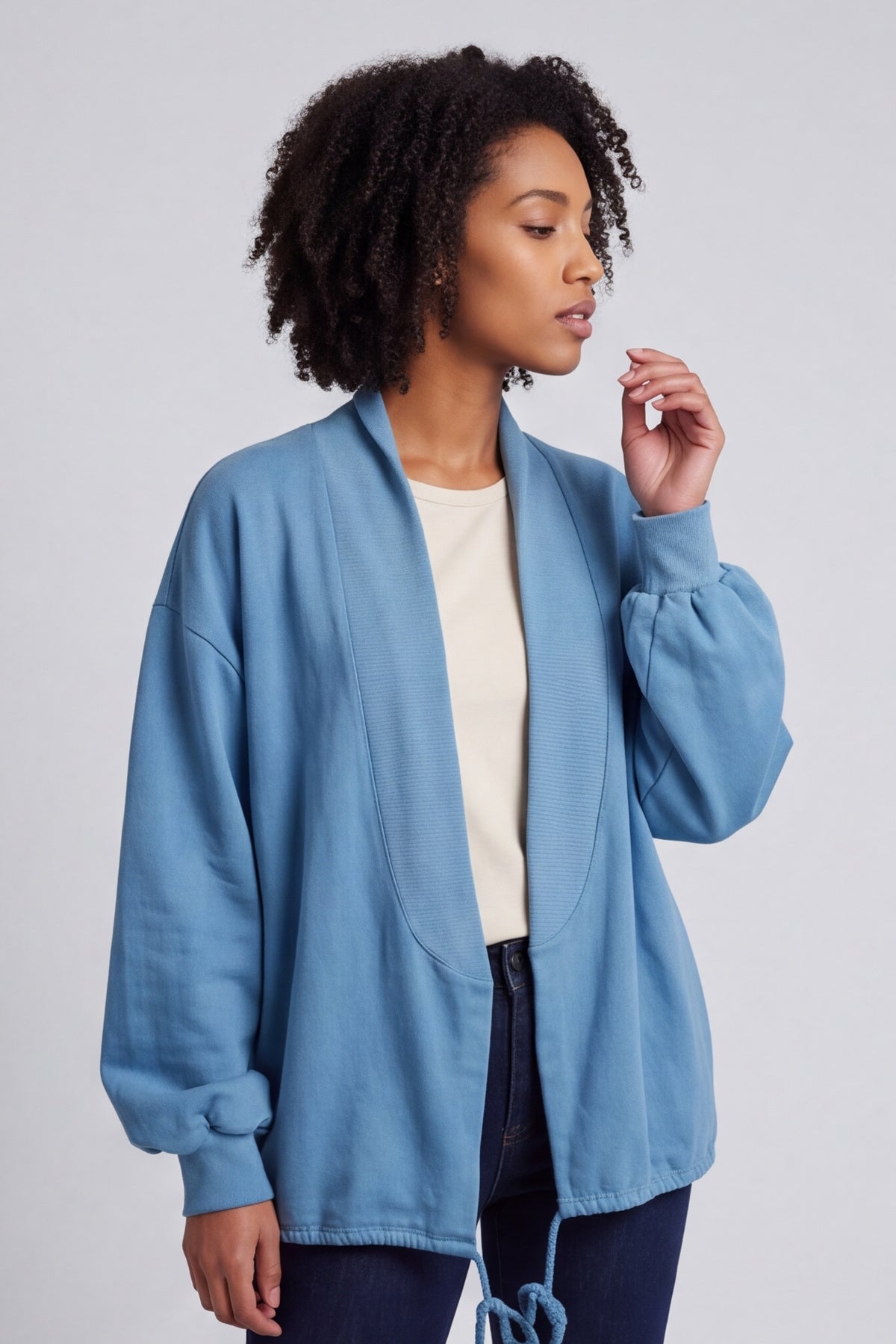 Ramsey Cotton Jacket Blue – image 3 of 6