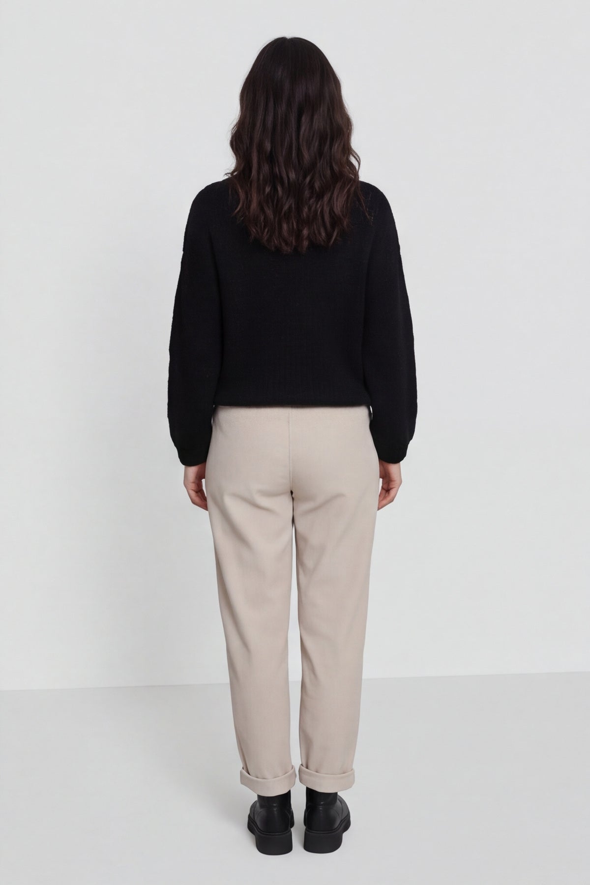 Carmella Needlecord Trousers Stone – image 3 of 6