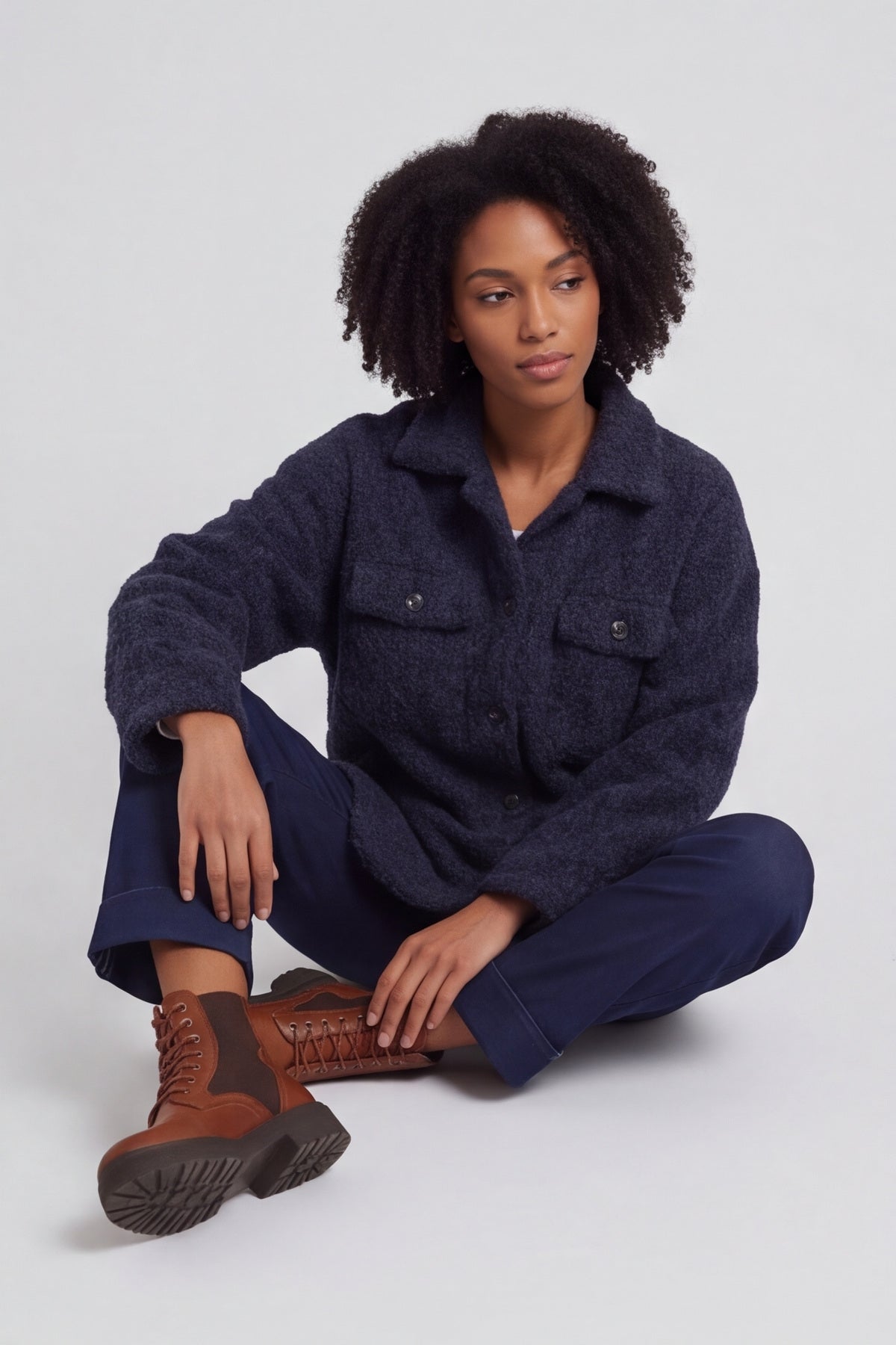 Brylee Jacket Navy – image 3 of 6
