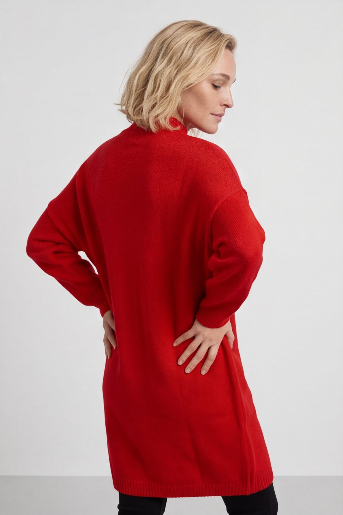 Love Knitted Jumper Dress Red – image 4 of 6