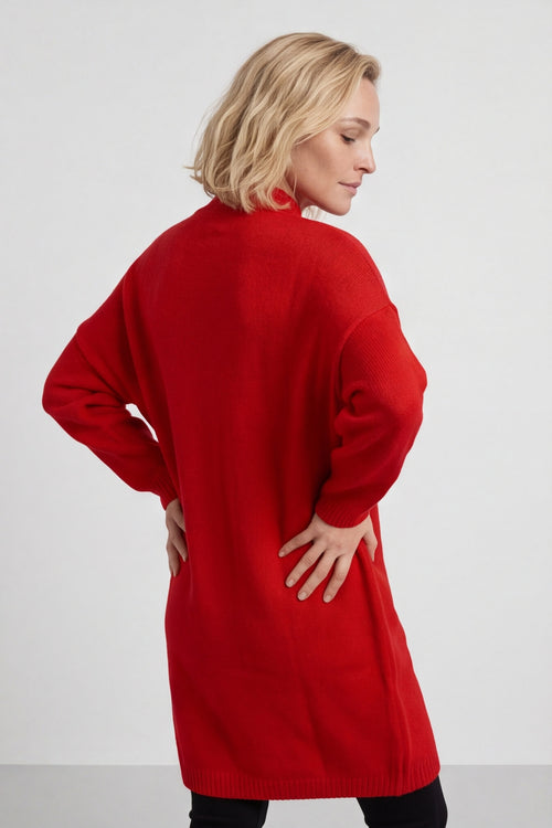 Love Knitted Jumper Dress Red – image 4 of 6
