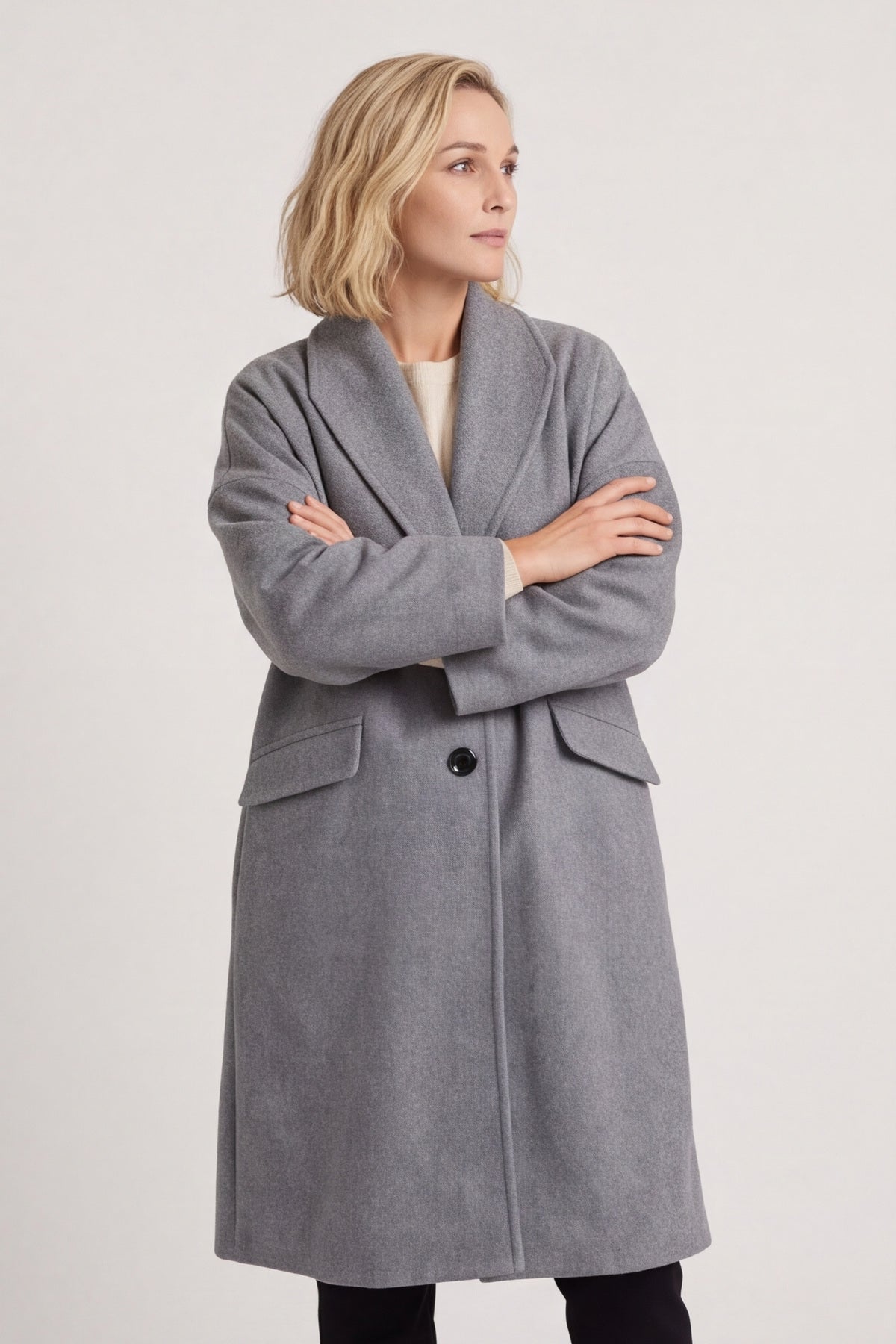 Helen Coat Grey – image 4 of 6
