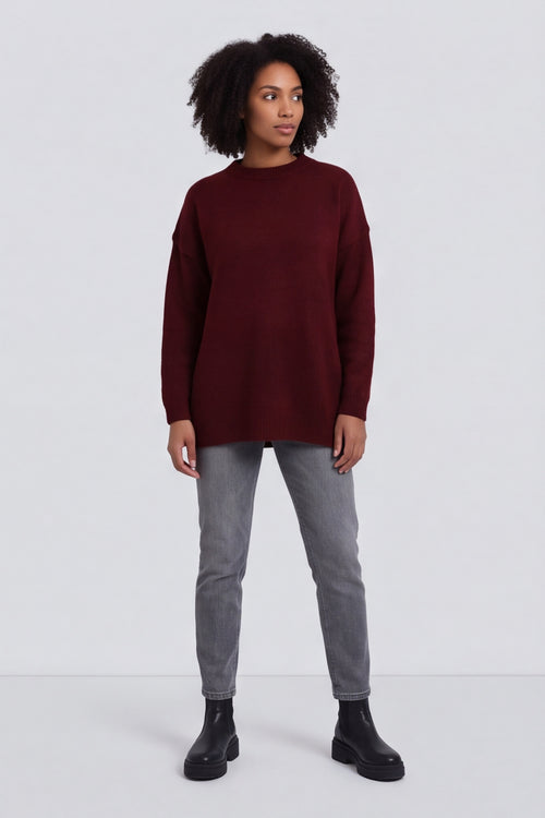 Elaine Knitted Jumper Wine – image 4 of 6
