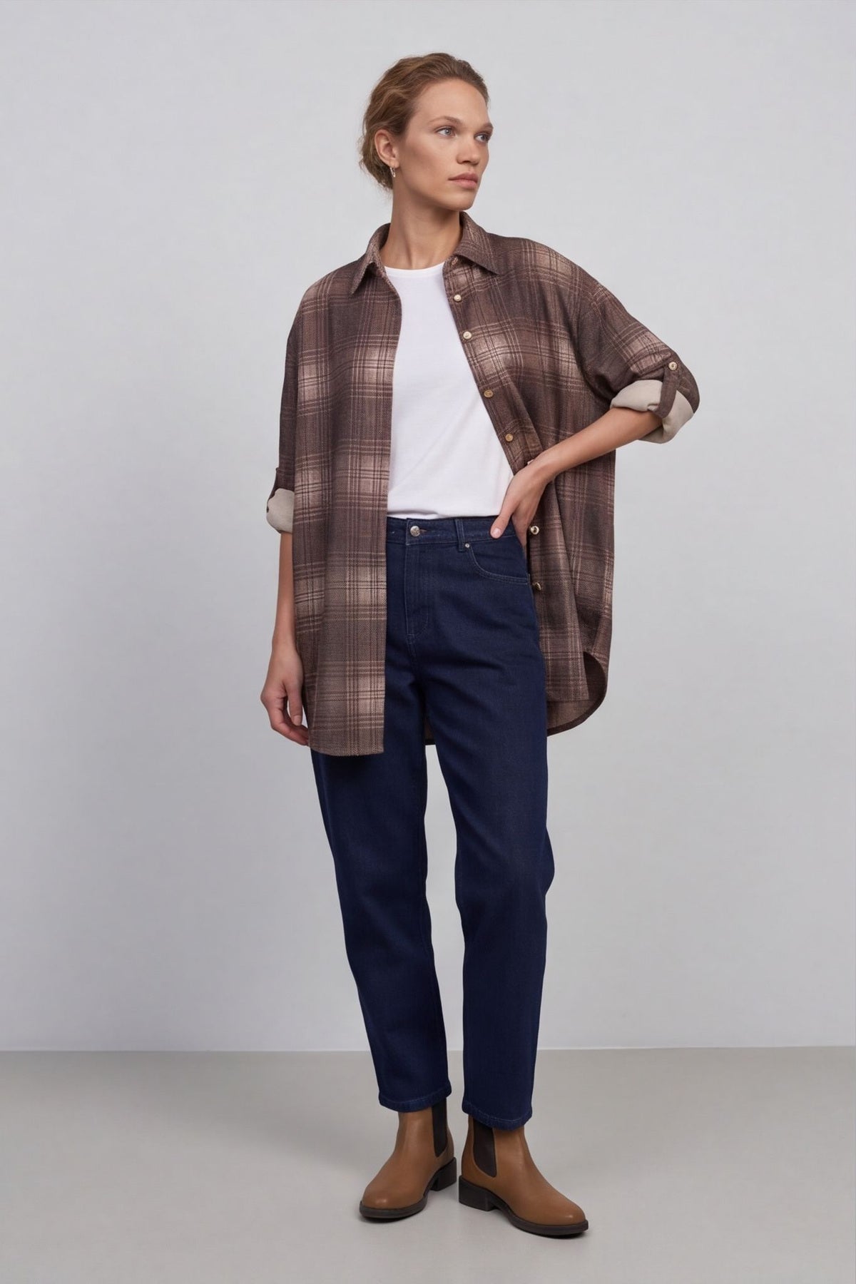 Calla Print Over Shirt – image 4 of 6