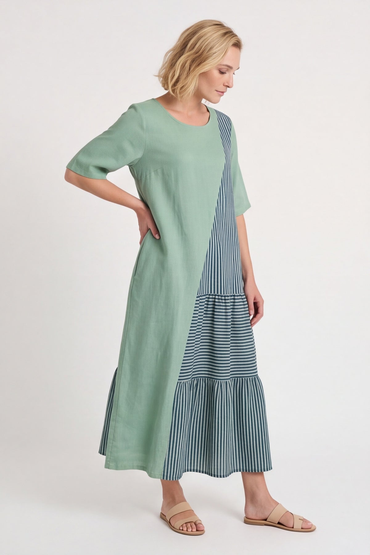 Rosa Stripe Linen Stripe – image 4 of 6