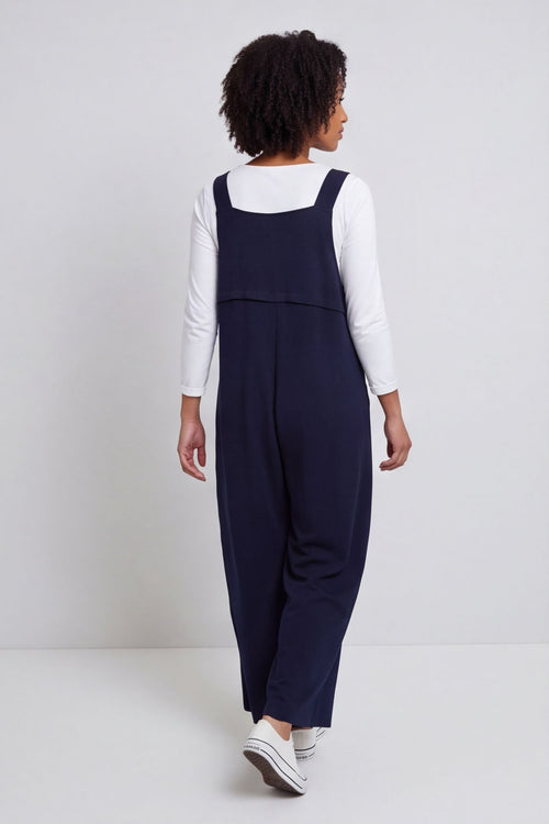 Kinley Pocket Cotton Jumpsuit Navy – image 4 of 6