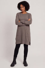 Elisa Pocket Knitted Tunic Mocha Mocha - Elisa Pocket Knitted Tunic Mocha – image 4 of 6