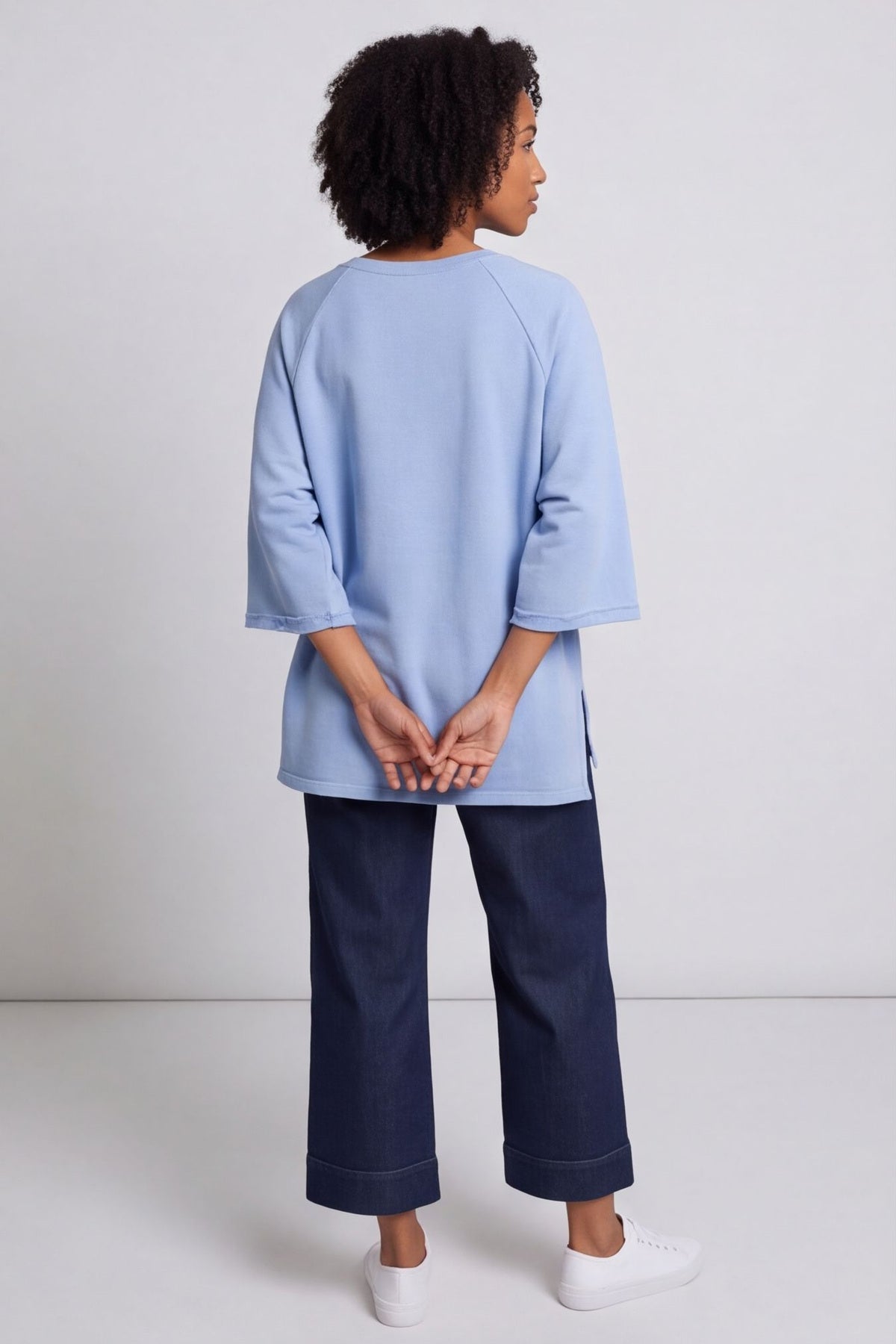 Ginny Cotton Top Powder Blue – image 4 of 6