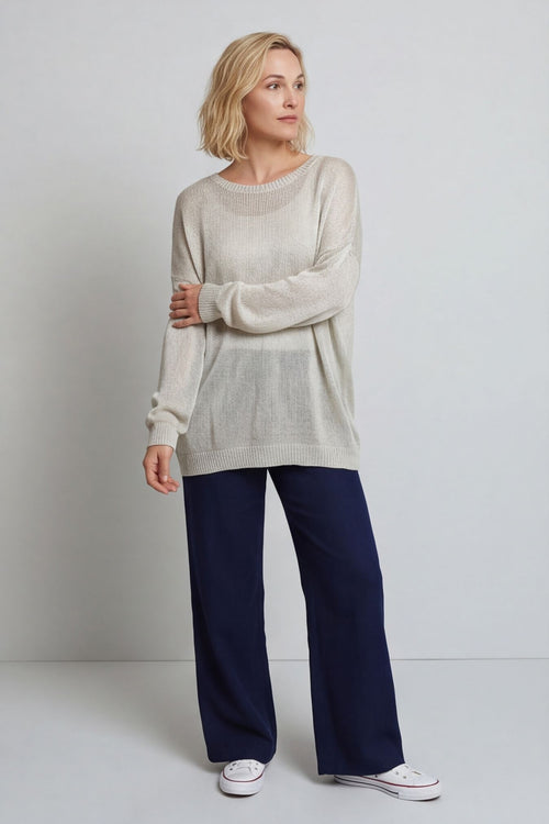 Bamburgh Knit Top Stone – image 2 of 4