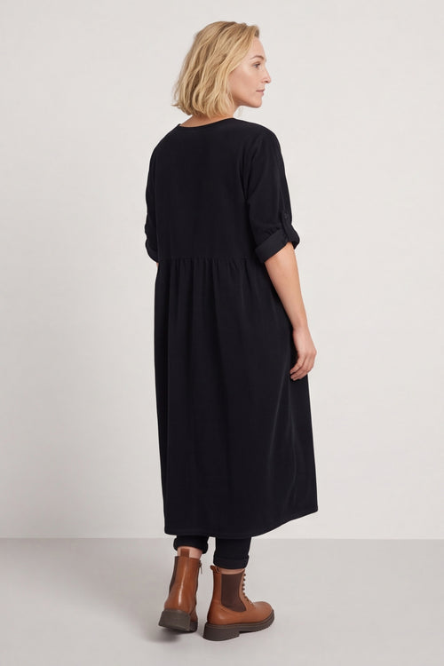 Etta Needlecord Dress Black – image 4 of 4
