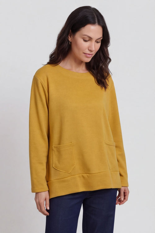 Codie Wool Top Yellow – image 3 of 4